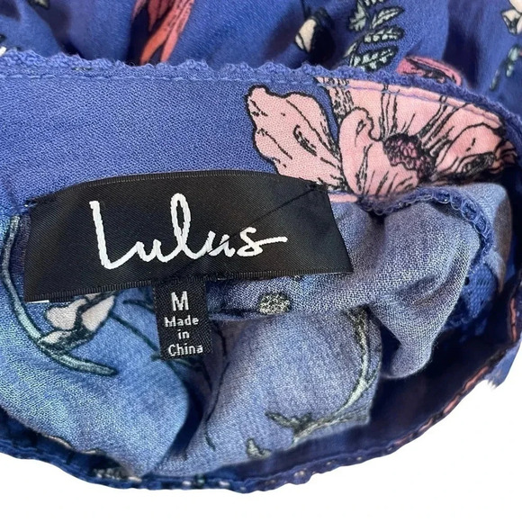 Lulu’s Long Sleeve Floral Dress • Size Medium • NWT - Picture 3 of 6